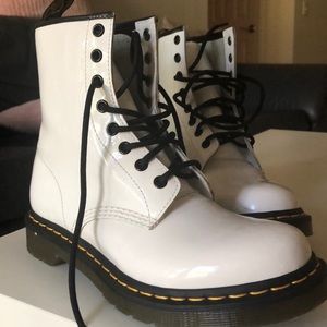 White Dr. Martens size 8